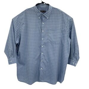 Oak HIll Premium Shirt Men 20 34/35 Button Down Supima Cotton Non-Iron